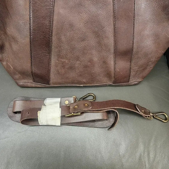 [SOLD OUT] RRL 더블알엘 폴로 가죽 빅 토트백 미사용 신품
