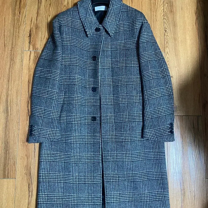 [BUNJANG] TonyWek Check Mac Coat / 토니웩 체크 맥코트