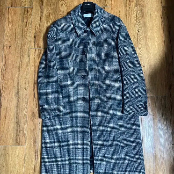 [BUNJANG] TonyWek Check Mac Coat / 토니웩 체크 맥코트