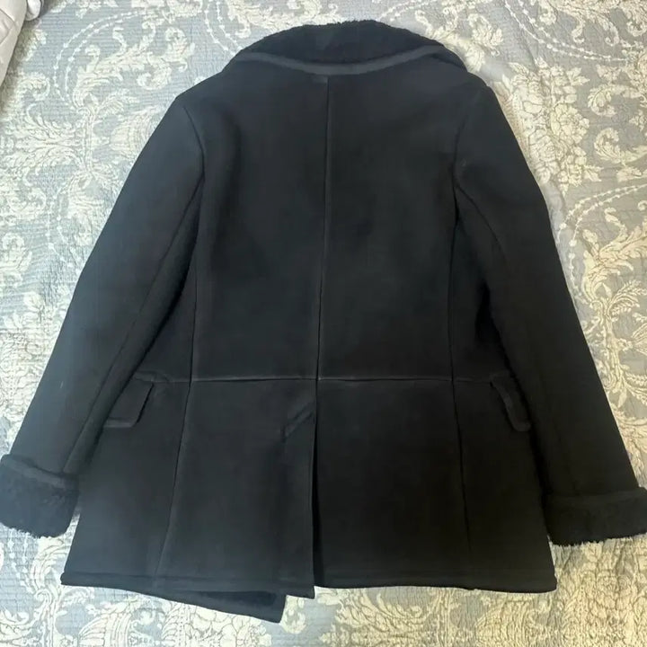 [BUNJANG] Polo Shearling Pea Coat S / 폴로 양털 시어링 피코트 S