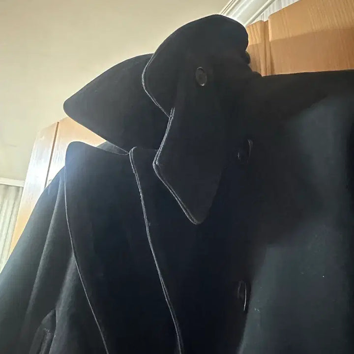 [BUNJANG] Polo Shearling Pea Coat S / 폴로 양털 시어링 피코트 S