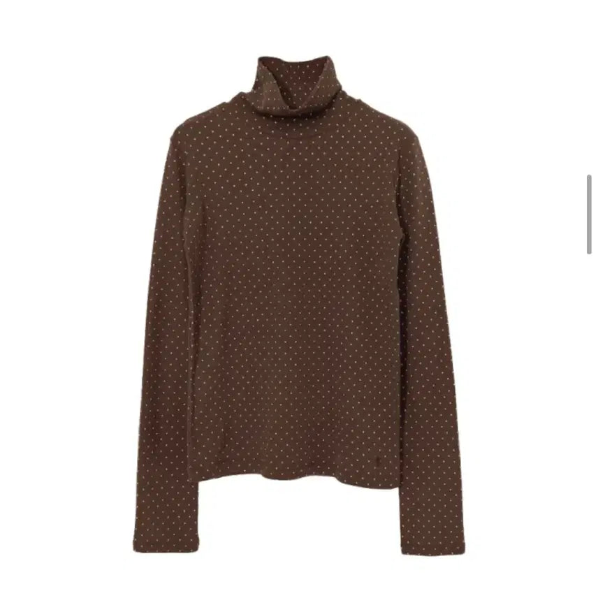[BUNJANG] Kim A-Hop Dot Pattern Turtleneck / 김아홉 땡땡이 목폴라(새상품)