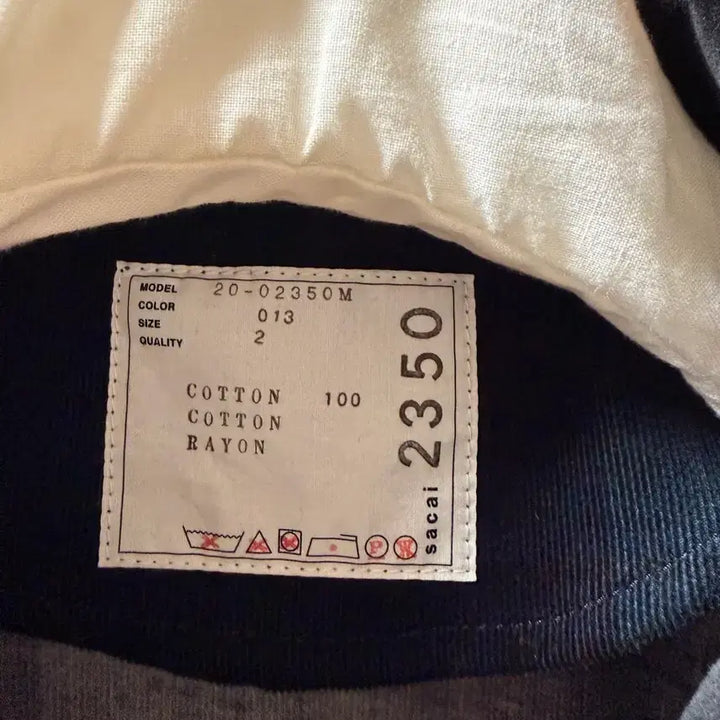 [BUNJANG] Sacai Checkered Corduroy Jacket / 사카이 자켓