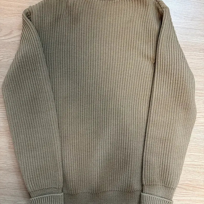 [BUNJANG] Andersen Navy Crewneck Camel / [S] 안데르센 안데르센 네이비 크루넥 카멜