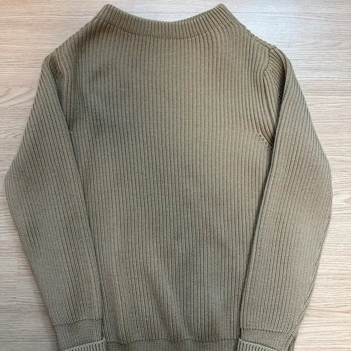 [BUNJANG] Andersen Navy Crewneck Camel / [S] 안데르센 안데르센 네이비 크루넥 카멜