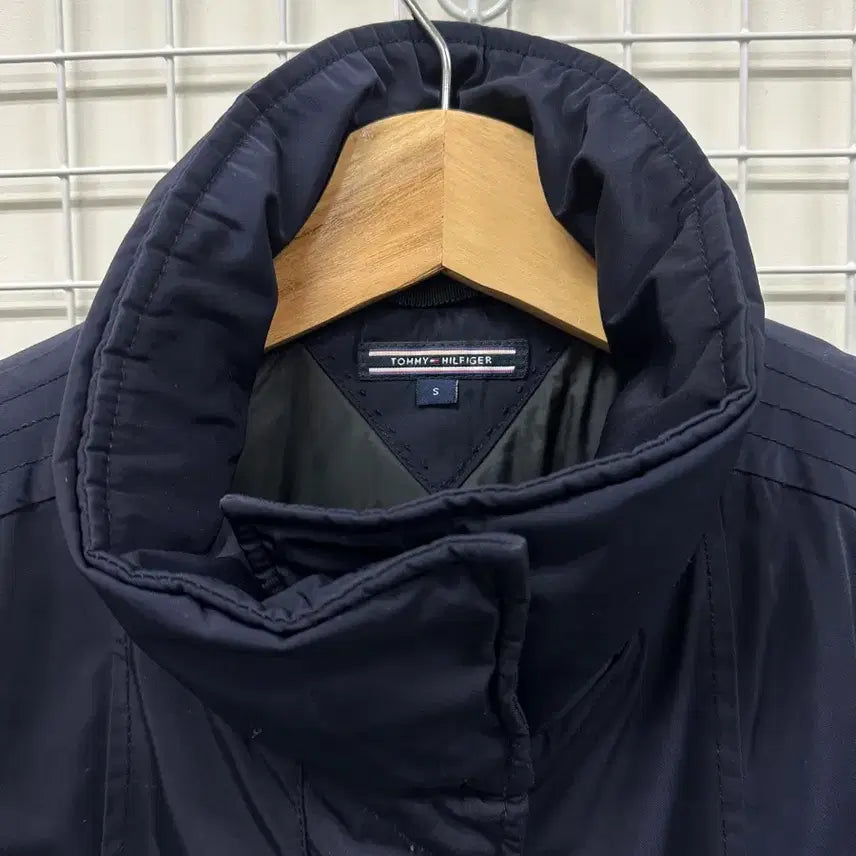 [BUNJANG] Tommy Hilfiger Navy Padded Coat Jacket / 타미힐피거 네이비 패딩 코트 자켓 (고급스러움)