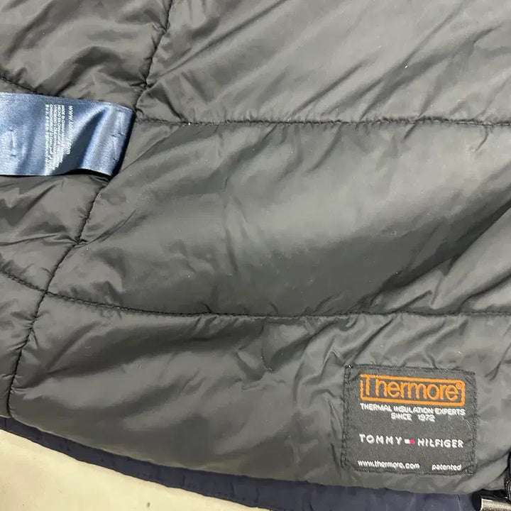 [BUNJANG] Tommy Hilfiger Navy Padded Coat Jacket / 타미힐피거 네이비 패딩 코트 자켓 (고급스러움)