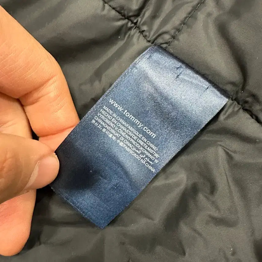 [BUNJANG] Tommy Hilfiger Navy Padded Coat Jacket / 타미힐피거 네이비 패딩 코트 자켓 (고급스러움)