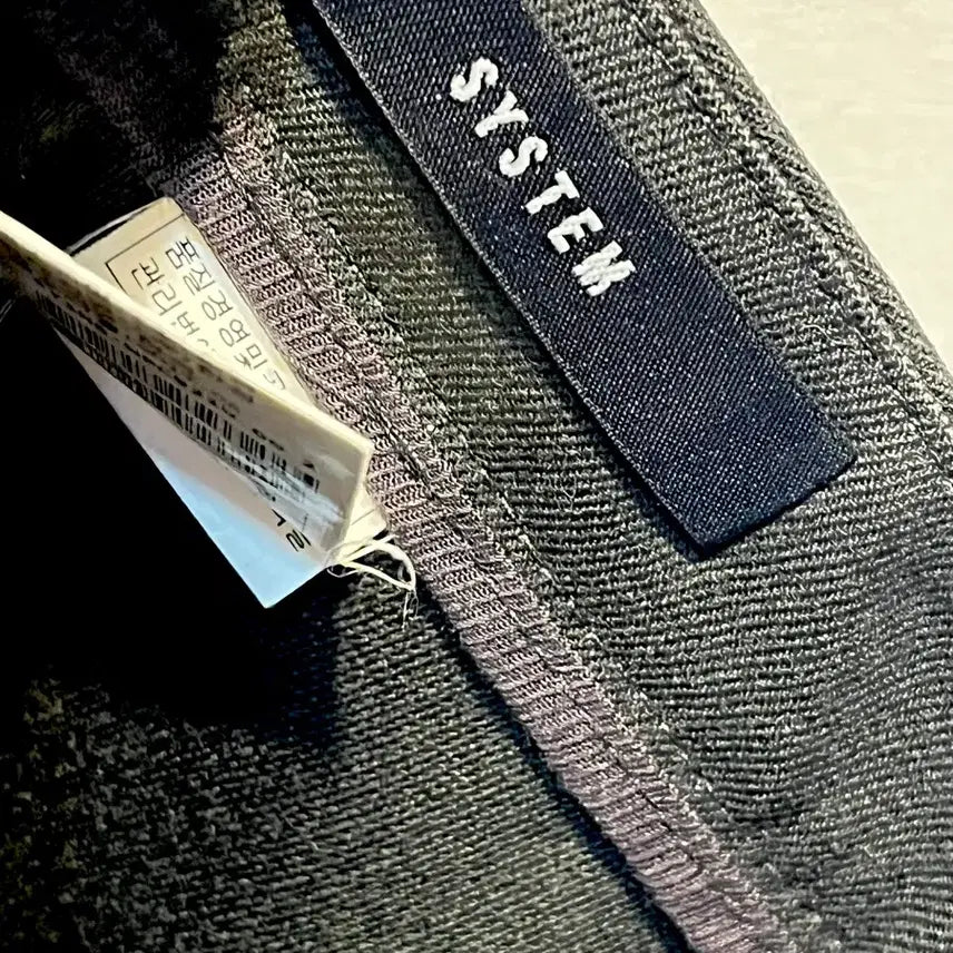 [BUNJANG] System U.L. Wide Pants / 시스탬 울 핀턱  와이드 팬츠