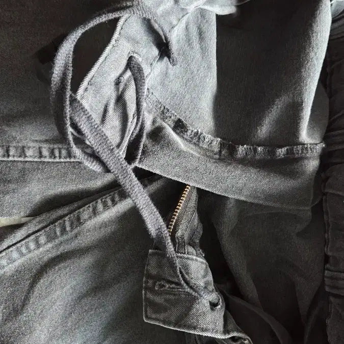 [BUNJANG] GU Jiyu Super Buggy Denim Slacks L / GU 지유 슈퍼 버기 데님 슬랙스 L