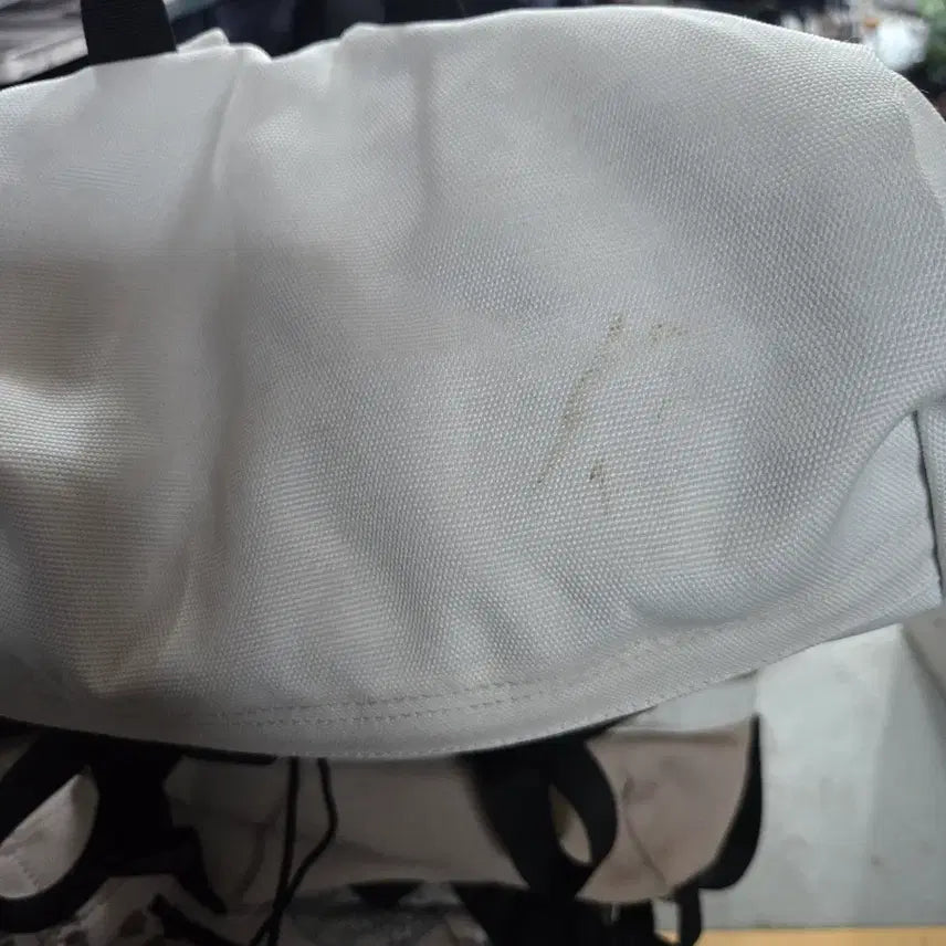 [BUNJANG] The North Face Roll Top Backpack / 노스페이스 화이트 롤탑 백팩 가방