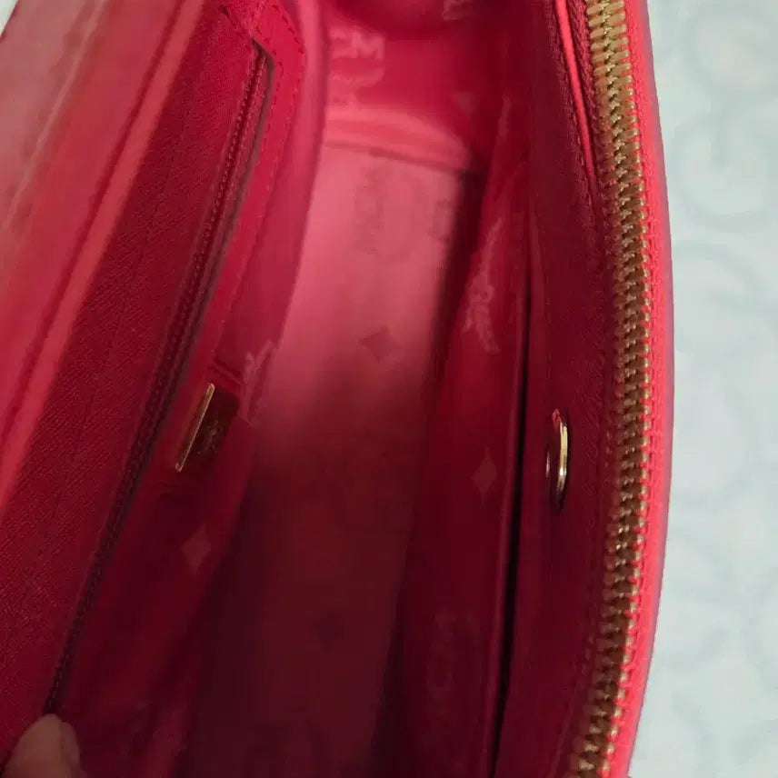 [BUNJANG] MCM Saffiano Leather Tote and Shoulder Bag / MCM 사피아노가죽 토드 앤 숄더백