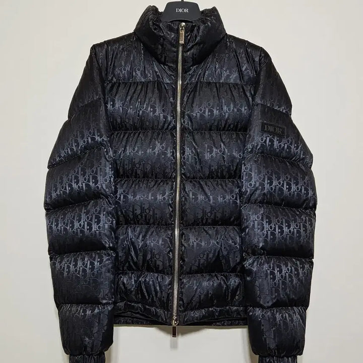 [BUNJANG] Dior Oblique Down Jacket Black Technical Jacquard (Size 48) / 디올 오블리크 다운 재킷 블랙 테크니컬 자카드(48)