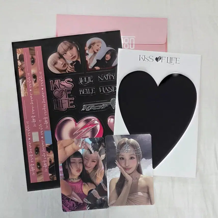 키스오브라이프 벨 친필사인앨범 포카