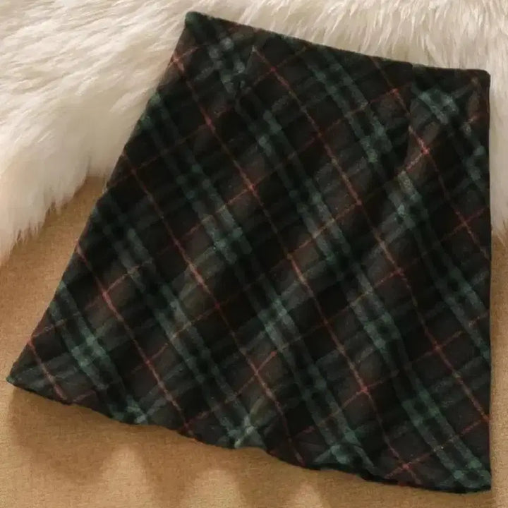 [BUNJANG] Checkered Skirt - Size L / 체크무늬 스커트