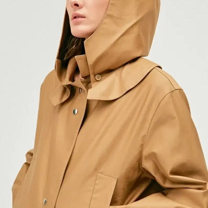 [BUNJANG] System Slit Long Hooded Trench Coat / 시스템 슬릿롱후드자켓 후드 트렌치