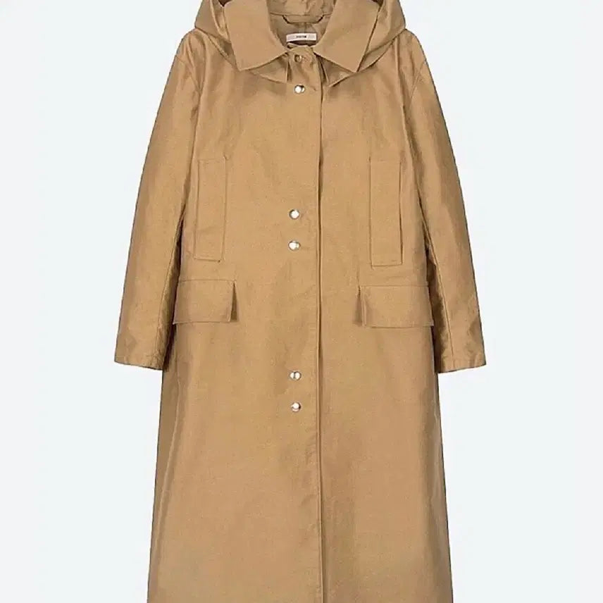 [BUNJANG] System Slit Long Hooded Trench Coat / 시스템 슬릿롱후드자켓 후드 트렌치