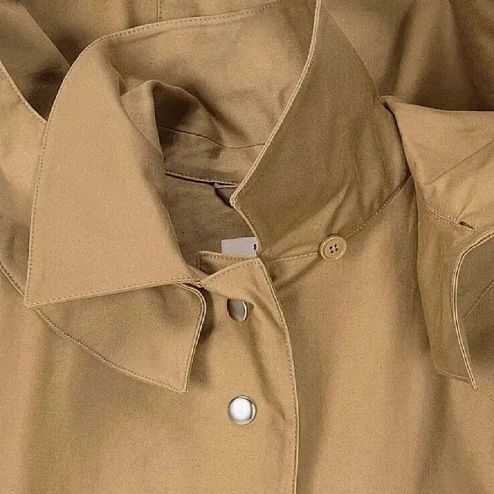 [BUNJANG] System Slit Long Hooded Trench Coat / 시스템 슬릿롱후드자켓 후드 트렌치
