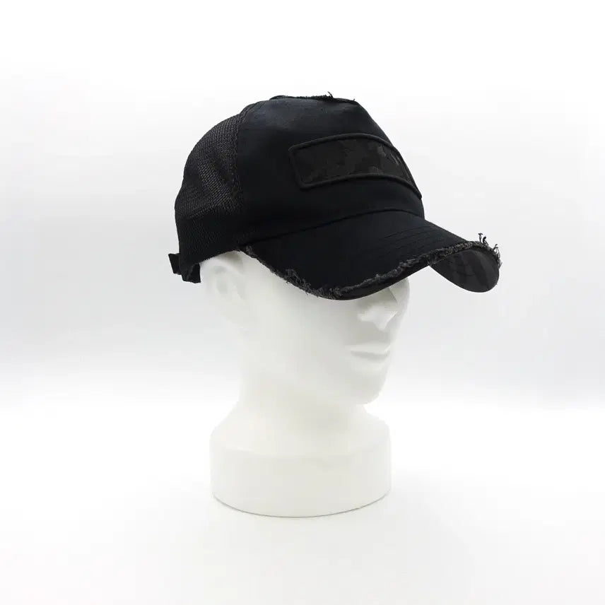 [BUNJANG] WJK Distressed Mesh Ball Cap / WJK 컷오프 디스트레스드 메쉬 볼캡