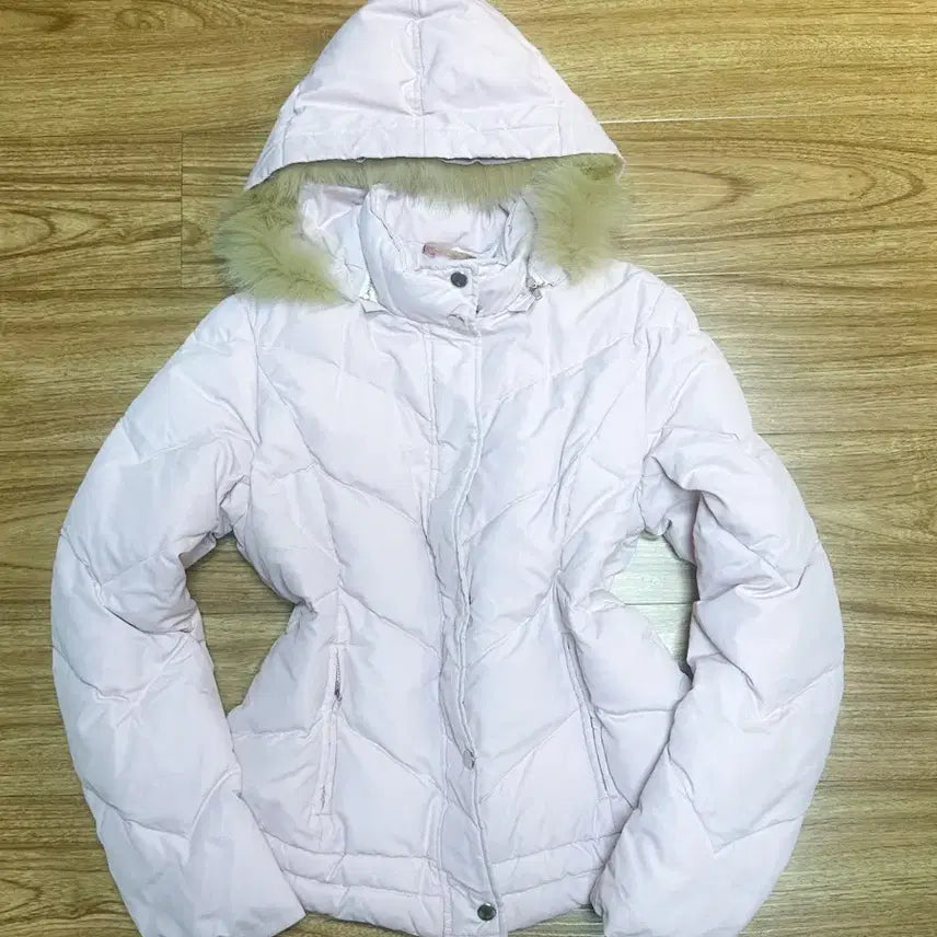 [BUNJANG] Vintage Strawberry Milk Pink Padded Jacket / 빈티지 딸기우유 핑크 패딩 히메갸루 로걀 라떼 리즈리사깔 헤이세이 모리걸
