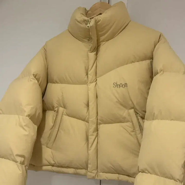 [BUNJANG] Butter Color Puffer Jacket / 시눈 푸퍼 패딩 버터 색상