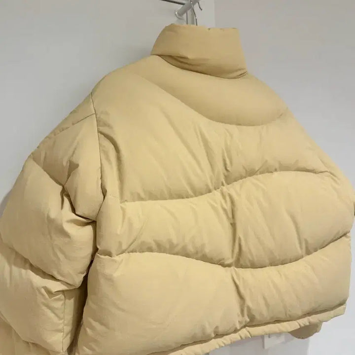 [BUNJANG] Butter Color Puffer Jacket / 시눈 푸퍼 패딩 버터 색상