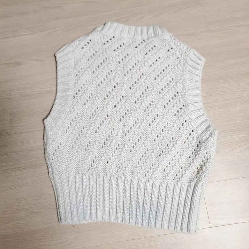 [BUNJANG] COS Ivory Knit Vest XS / COS 코스 XS 아이보리 니트 조끼 베스트