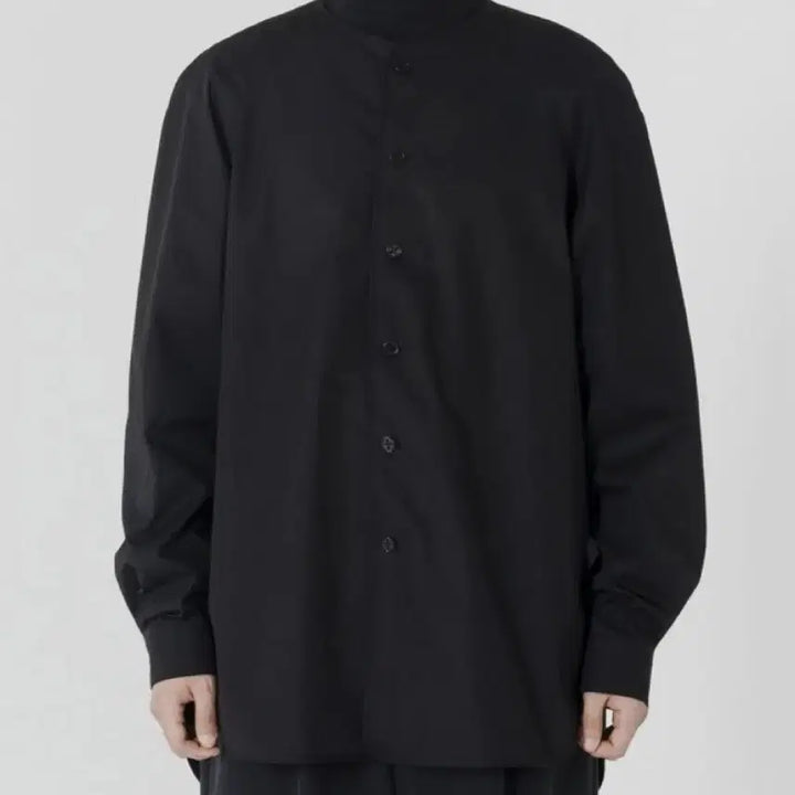 [BUNJANG] OOPARTS Collarless Binding Shirt / 오파츠 ooparts 카라리스 바인딩 셔츠 노카라