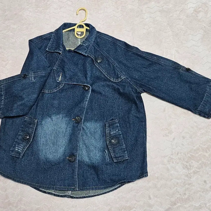 [BUNJANG] Denim Short Jacket / 청 데님 자켓 숏 코트