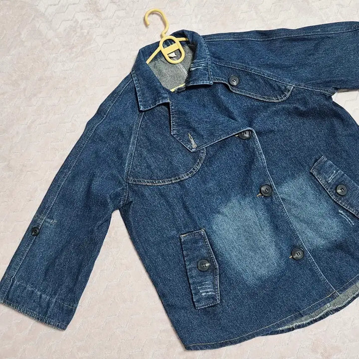 [BUNJANG] Denim Short Jacket / 청 데님 자켓 숏 코트