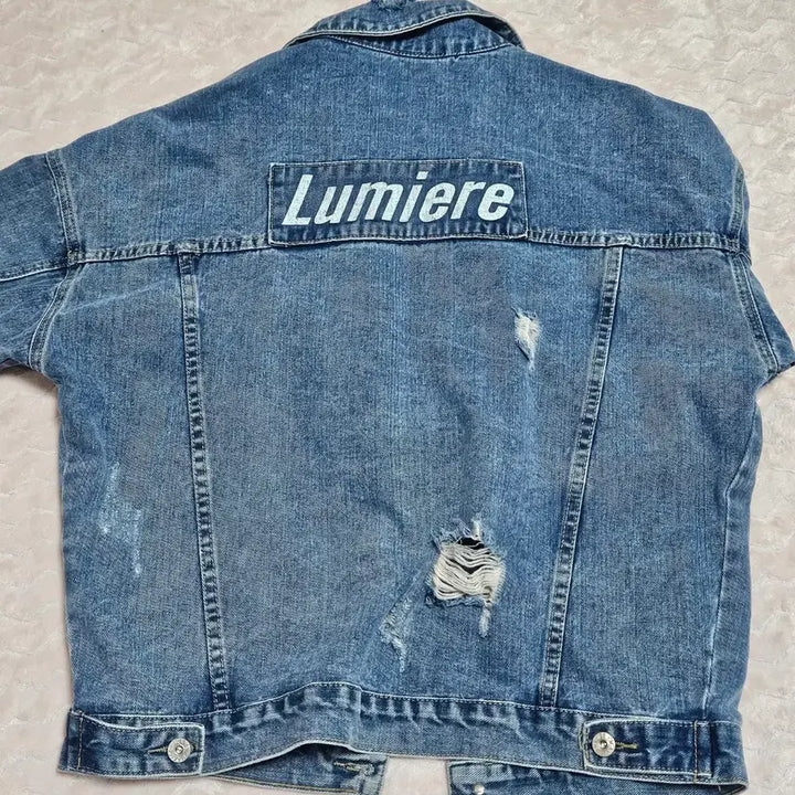 [BUNJANG] ADD BY NICE CLAUP Denim Jacket / ADD BY NICE CLAUP 데미지 데님 자켓