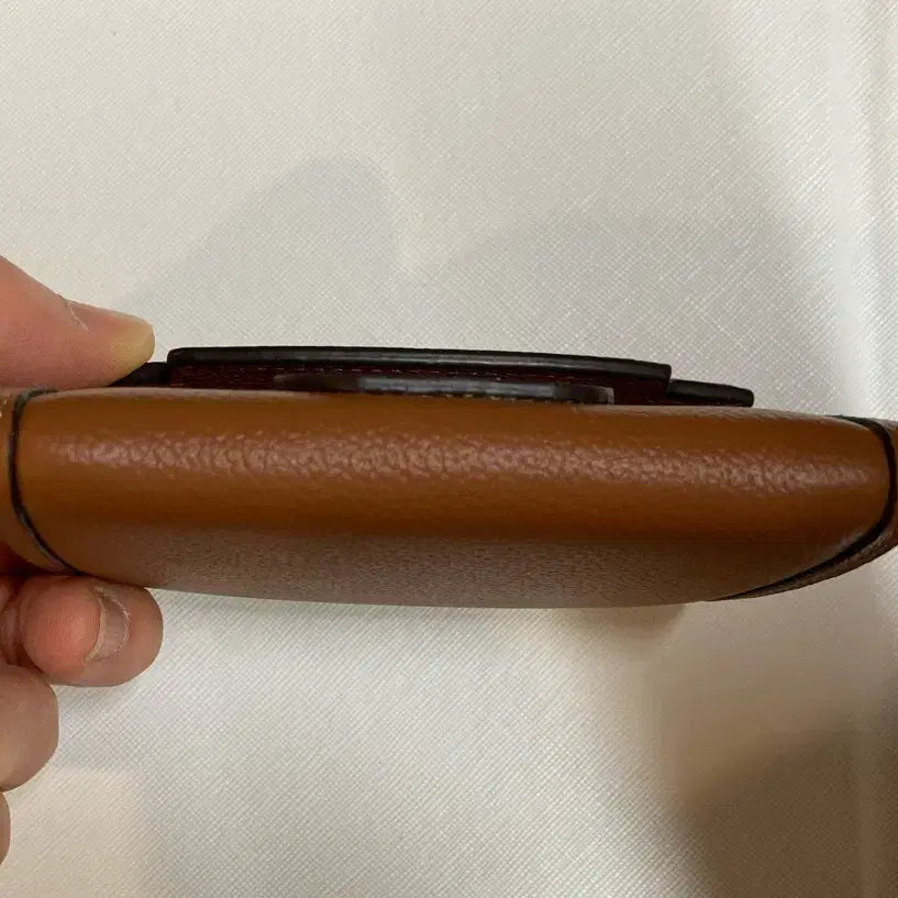 [BUNJANG] Hazzys Leather Card Wallet - Brown / 새제품) 헤지스 소가죽 한 손에 쏙 카드지갑 브라운