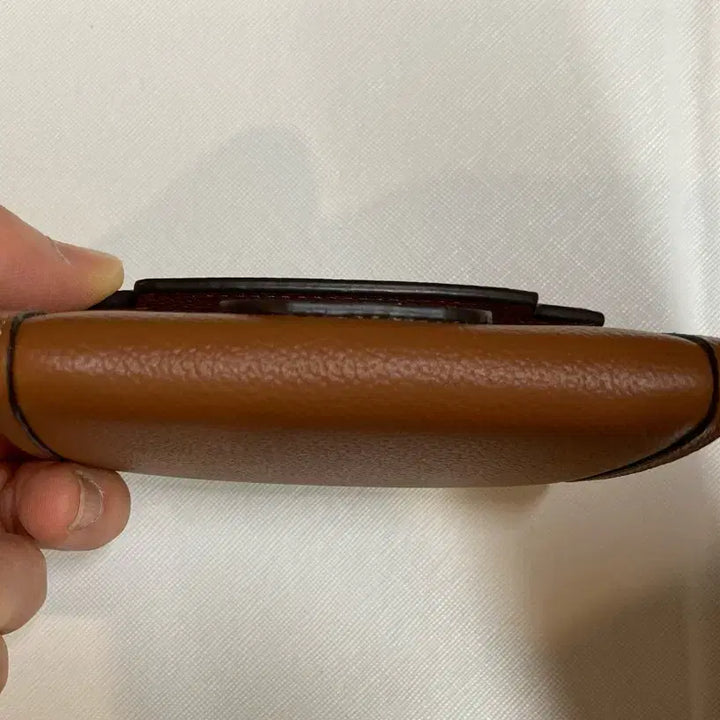 [BUNJANG] Hazzys Leather Card Wallet - Brown / 새제품) 헤지스 소가죽 한 손에 쏙 카드지갑 브라운