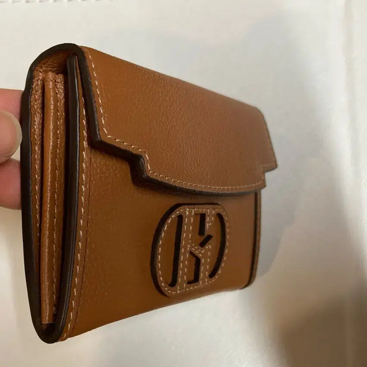 [BUNJANG] Hazzys Leather Card Wallet - Brown / 새제품) 헤지스 소가죽 한 손에 쏙 카드지갑 브라운