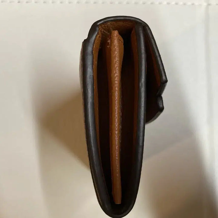 [BUNJANG] Hazzys Leather Card Wallet - Brown / 새제품) 헤지스 소가죽 한 손에 쏙 카드지갑 브라운