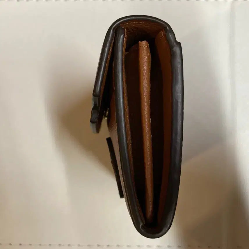 [BUNJANG] Hazzys Leather Card Wallet - Brown / 새제품) 헤지스 소가죽 한 손에 쏙 카드지갑 브라운