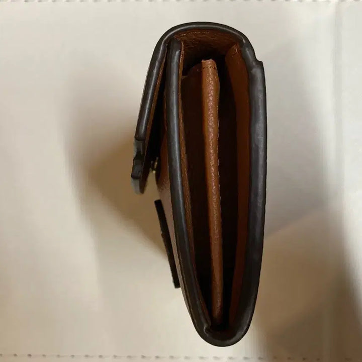 [BUNJANG] Hazzys Leather Card Wallet - Brown / 새제품) 헤지스 소가죽 한 손에 쏙 카드지갑 브라운