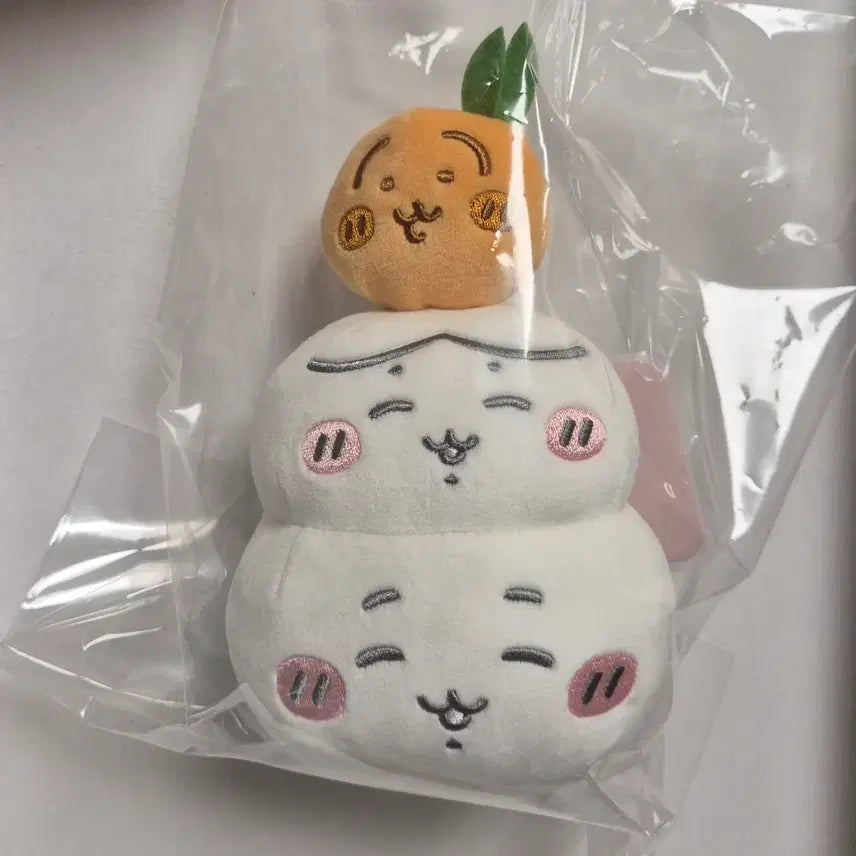 [BUNJANG] Chikawa Kagami Mochi Tteok Nui Plush Doll / 치이카와 카가미모찌 떡 누이 미개봉 새상품 인형 하치와레 우사기 귤