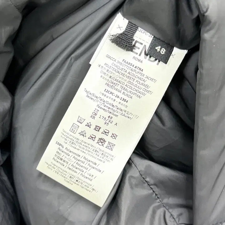 [BUNJANG] Fendi FF Logo Monogram Reversible Padded Jacket / [S+급/48] 펜디 FF로고 모노그램 리버서블 패딩 자켓