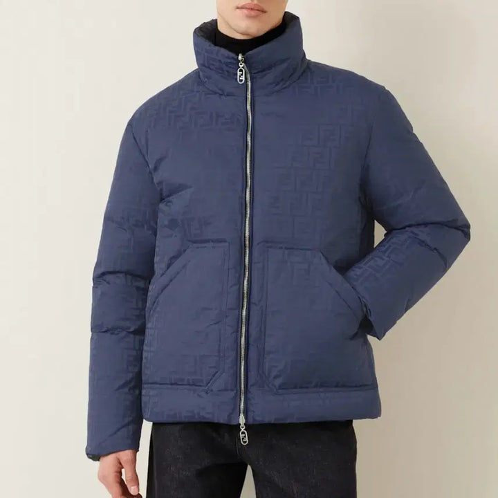 [BUNJANG] Fendi FF Logo Monogram Reversible Padded Jacket / [S+급/48] 펜디 FF로고 모노그램 리버서블 패딩 자켓