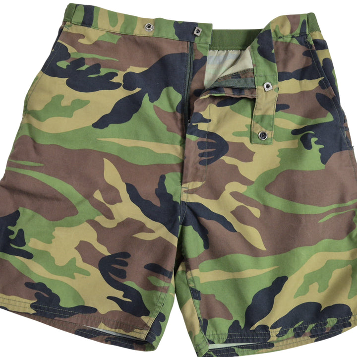 [BUNJANG] ROK Army Summer Training Uniform Shorts (Size S) / 국군 구형 후기형 하계 운동복 전투복 반바지 팬츠 하의 (S)