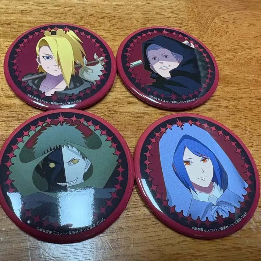 [BUNJANG] Naruto Akatsuki Taro Can Badge / 나루토 아카츠키 타로 캔뱃지