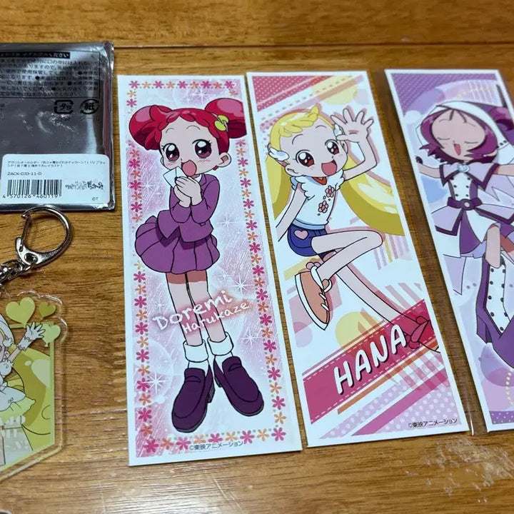[BUNJANG] Ojamajo Doremi Hana Acrylic, Sticker Bundle Set / 꼬마마법사레미 하나 아크릴,스티커 3종