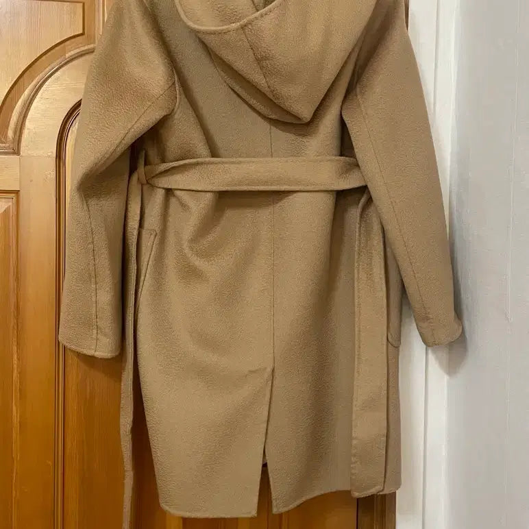 [BUNJANG] AIN Wool Hooded Coat (S) / FRESH MORE AIN 양모 울 후드 코트 S