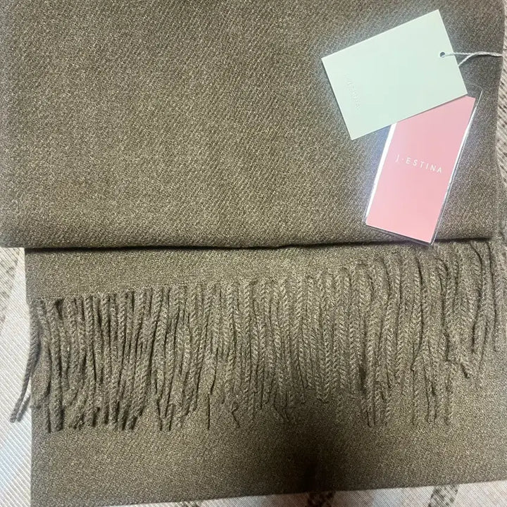 [BUNJANG] J.ESTINA Brown Scarf / 제이에스티나 머플러 브라운