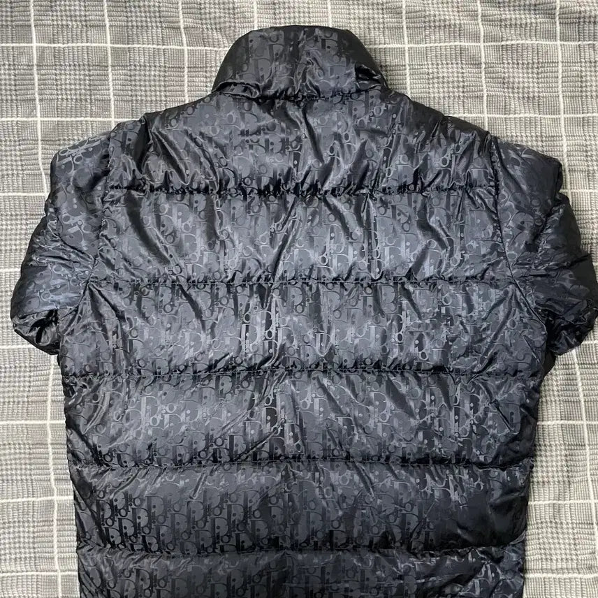 [BUNJANG] Dior Oblique Jacquard Black Padded Jumper (Size 48) / 디올 오블리크 자카드 블랙 패딩 점퍼 (48사이즈)