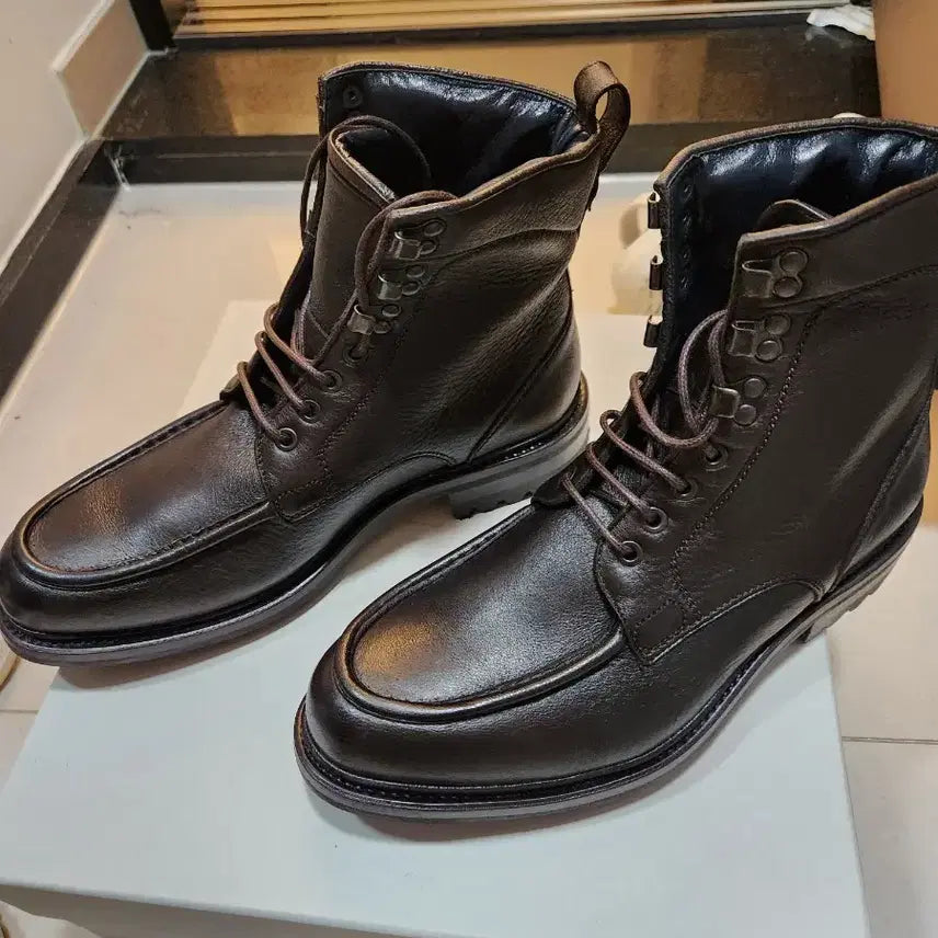[BUNJANG] Brioni Lace-Up Boots / 브리오니 컬렉션 레이스업 부츠