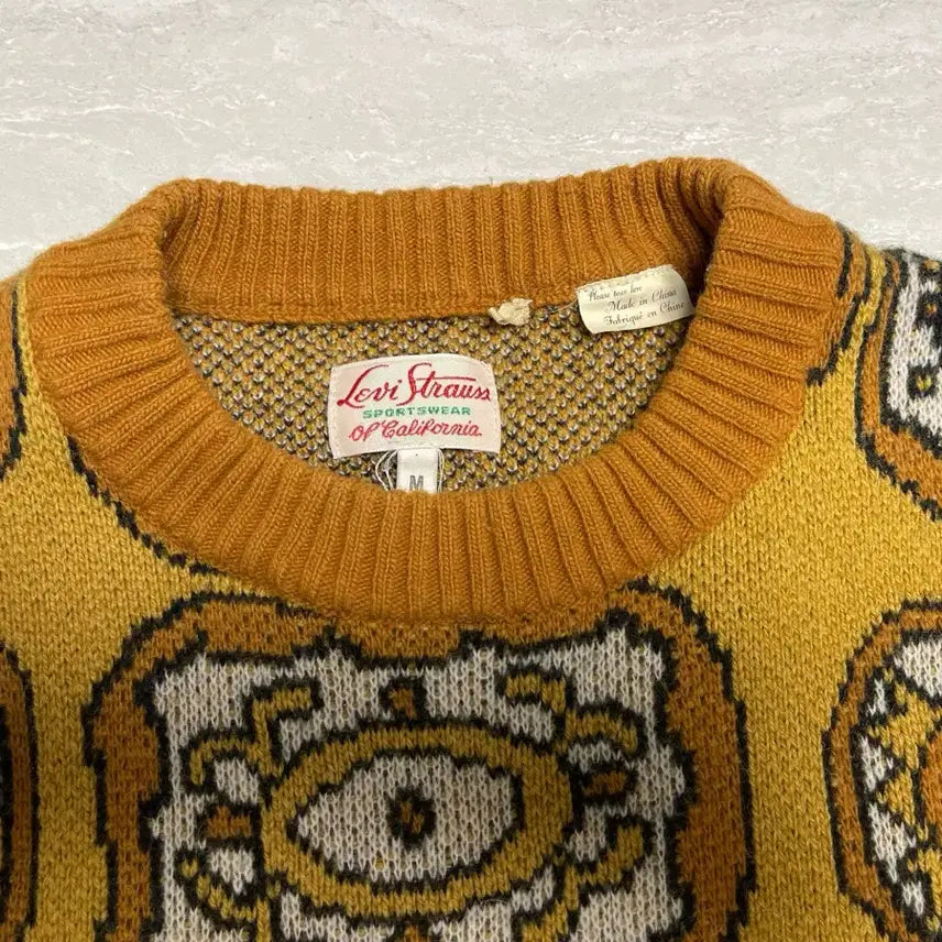 [BUNJANG] Levi's Vintage Clothing Eastern Pattern Crew Knit / 리바이스빈티지클로딩(LVC) 이스턴패턴 크루니트