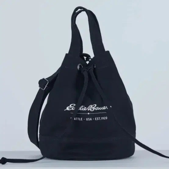 [BUNJANG] Eddie Bauer Canvas Eco Bucket Bag Black / [버킷백] 에디바우어 Eddie Bauer 캔버스 에코 버킷백 블랙