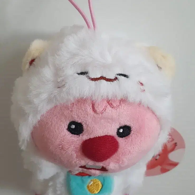 [BUNJANG] Zanmang Loopy Plush Medium Bag Charm / 잔망루피 털옷 중형 가방고리